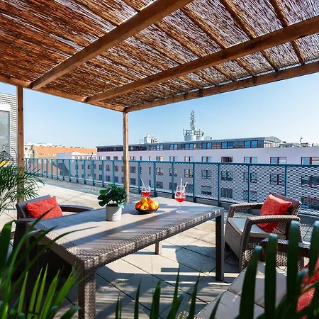 Stylish Penthouses Featuring A Terrace In Apartment Prague