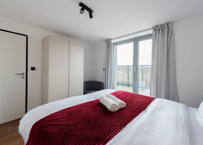 Apartment Stylish Penthouses Featuring A Terrace In Prag