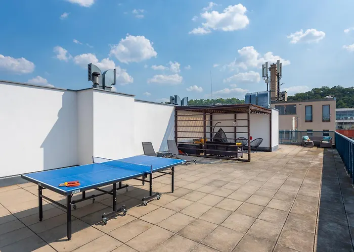 Stylish Penthouses Featuring A Terrace In * Prag