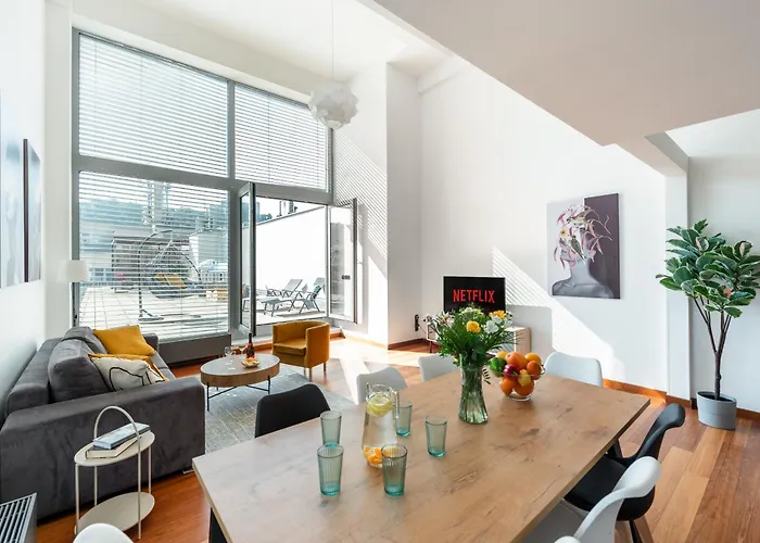 Stylish Penthouses Featuring A Terrace In Daire *