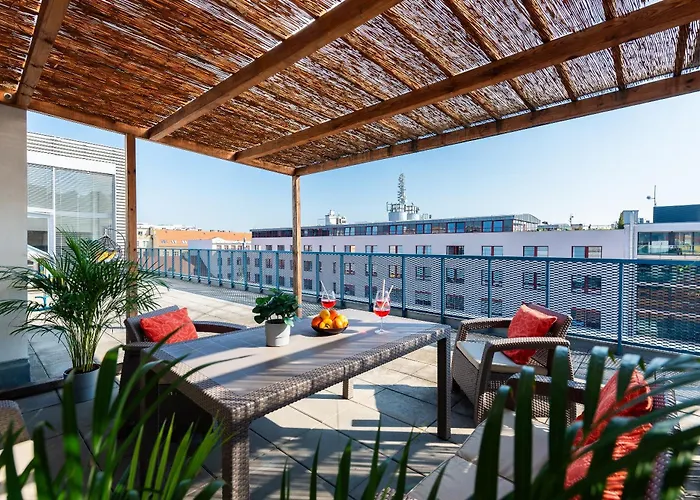 Stylish Penthouses Featuring A Terrace In Daire Prag